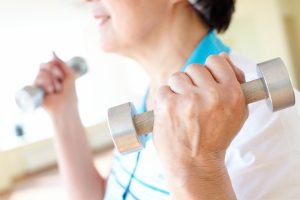 Exercising with barbells